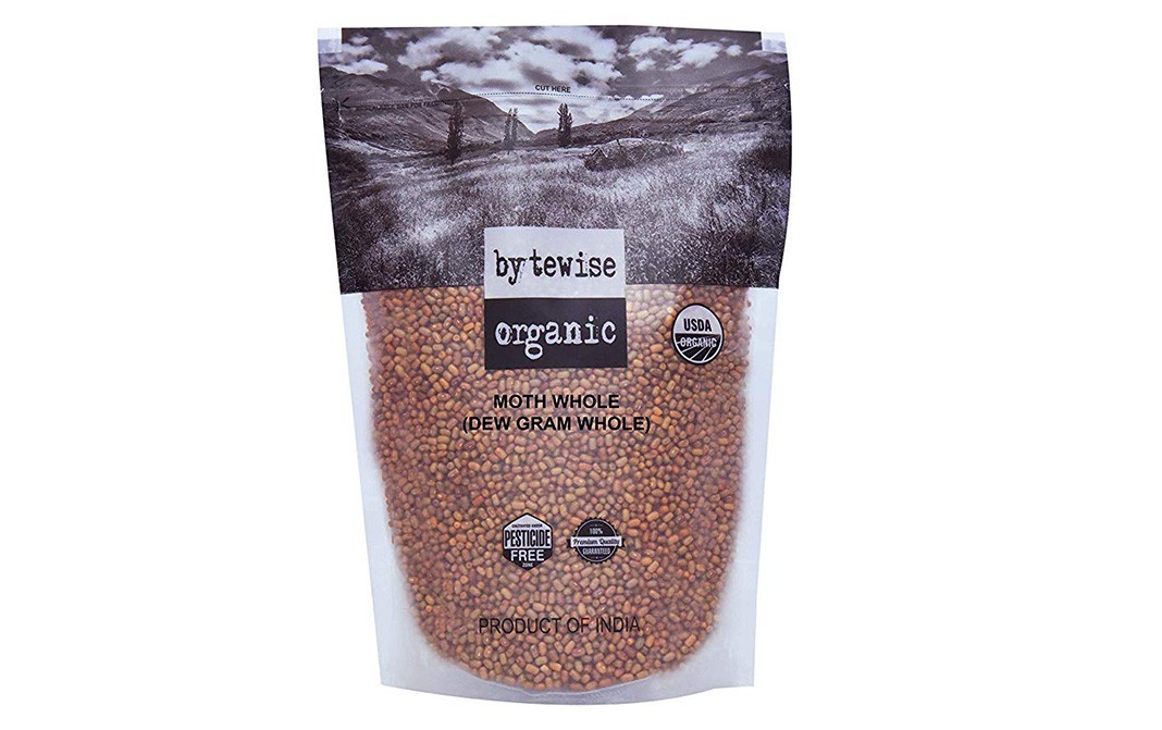 Bytewise Organic Moth Whole (Dew Gram Whole)   Pack  1 kilogram